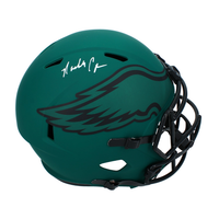 Randall Cunningham Autographed Philadelphia Eagles 'RAVE' Full Size Speed Helmet Beckett