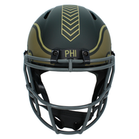 Randall Cunningham Autographed Philadelphia Eagles '2025 STS' Full Size Speed Helmet Beckett