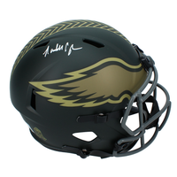 Randall Cunningham Autographed Philadelphia Eagles '2025 STS' Full Size Speed Helmet Beckett
