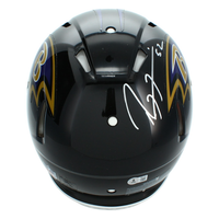 Ray Lewis Autographed Baltimore Ravens Speed Authentic Helmet Beckett