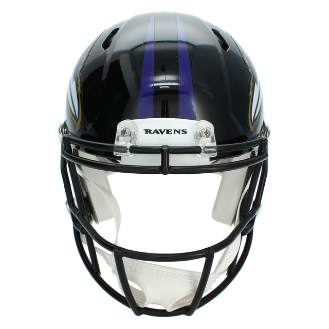 Ray Lewis Autographed Baltimore Ravens Speed Authentic Helmet Beckett