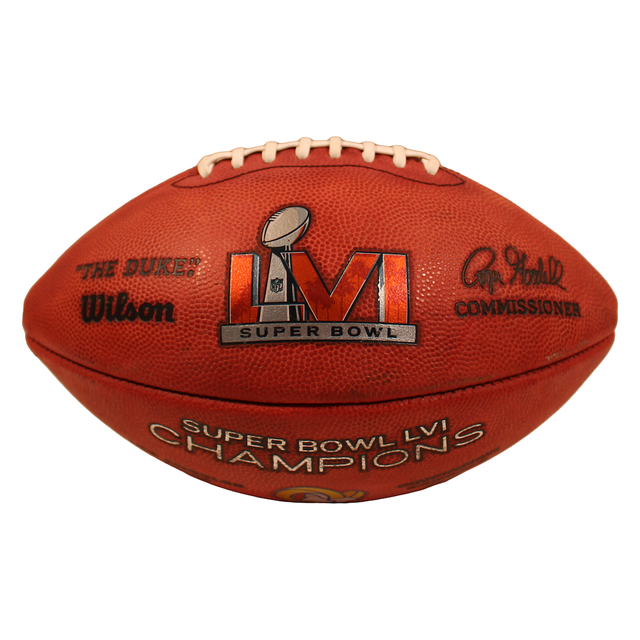 COOPER KUPP Autographed "SB LVI MVP" & "SB LVI Champs" Football FANATICS LE 10