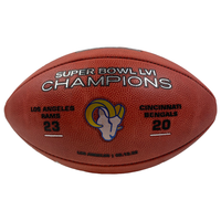 COOPER KUPP Autographed "SB LVI MVP" Super Bowl Champ Football FANATICS LE 56