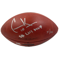 COOPER KUPP Autographed "SB LVI MVP" Super Bowl Champ Football FANATICS LE 56