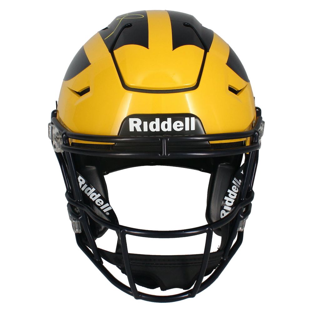 Tom Brady Autographed Michigan Wolverines Authentic Speed Flex Helmet Fanatics