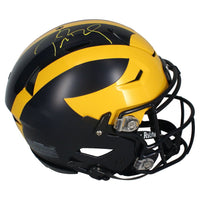 Tom Brady Autographed Michigan Wolverines Authentic Speed Flex Helmet Fanatics