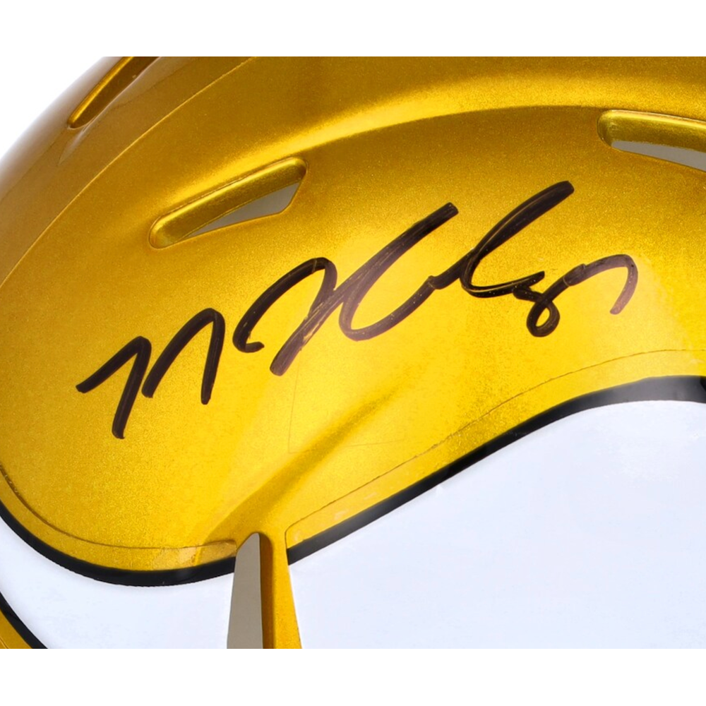 T.J. HOCKENSON Autographed Minnesota Vikings Flash Speed Mini Helmet FANATICS