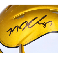 T.J. HOCKENSON Autographed Minnesota Vikings Flash Speed Mini Helmet FANATICS