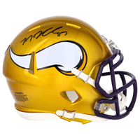 T.J. HOCKENSON Autographed Minnesota Vikings Flash Speed Mini Helmet FANATICS