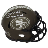 Joe Montana Autographed "Joe Cool" 49ers STS Mini Helmet Fanatics LE 24