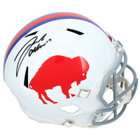 Josh Allen Autographed (Black Ink) Buffalo Bills 1965-73 Throwback Speed Full Size Helmet Beckett