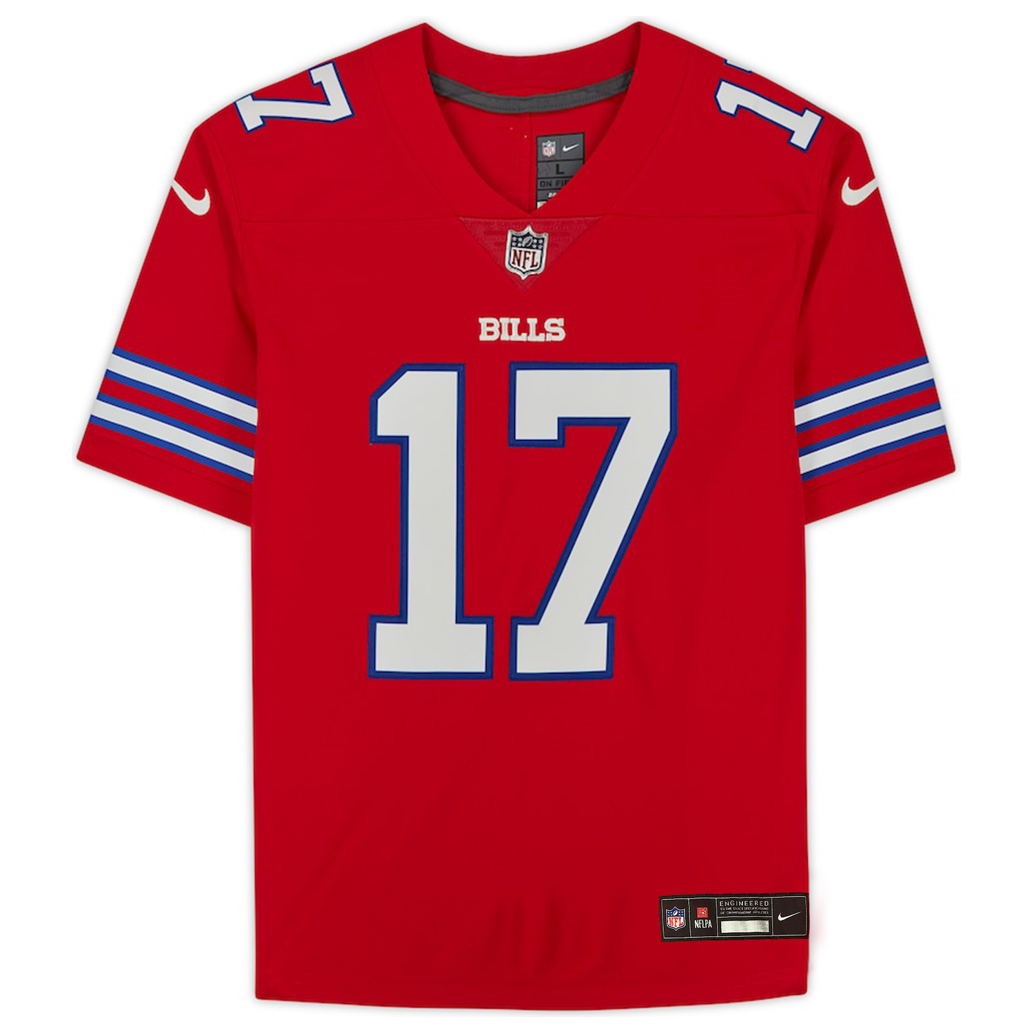 Josh Allen Autographed Buffalo Bills Nike F.U.S.E. Red Limited Jersey Beckett