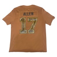 Josh Allen Autographed (Front) Bills Salute To Service Limited Jersey Beckett