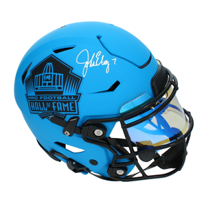 John Elway Autographed Denver Broncos Hall of Fame Logo RAVE Speedflex Authentic Helmet Beckett