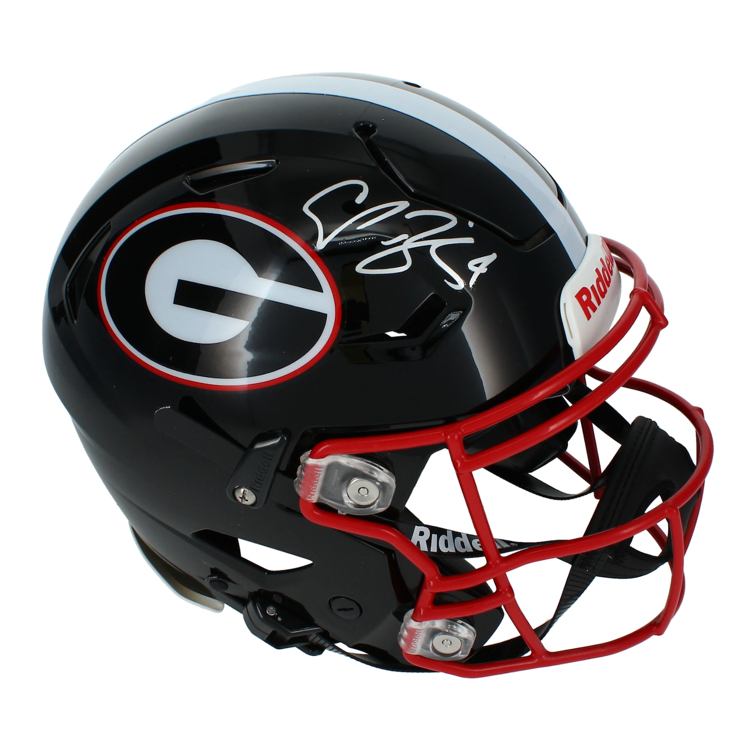 Champ Bailey Autographed Georgia Bulldogs Black Alternate SpeedFlex Authentic Helmet Beckett