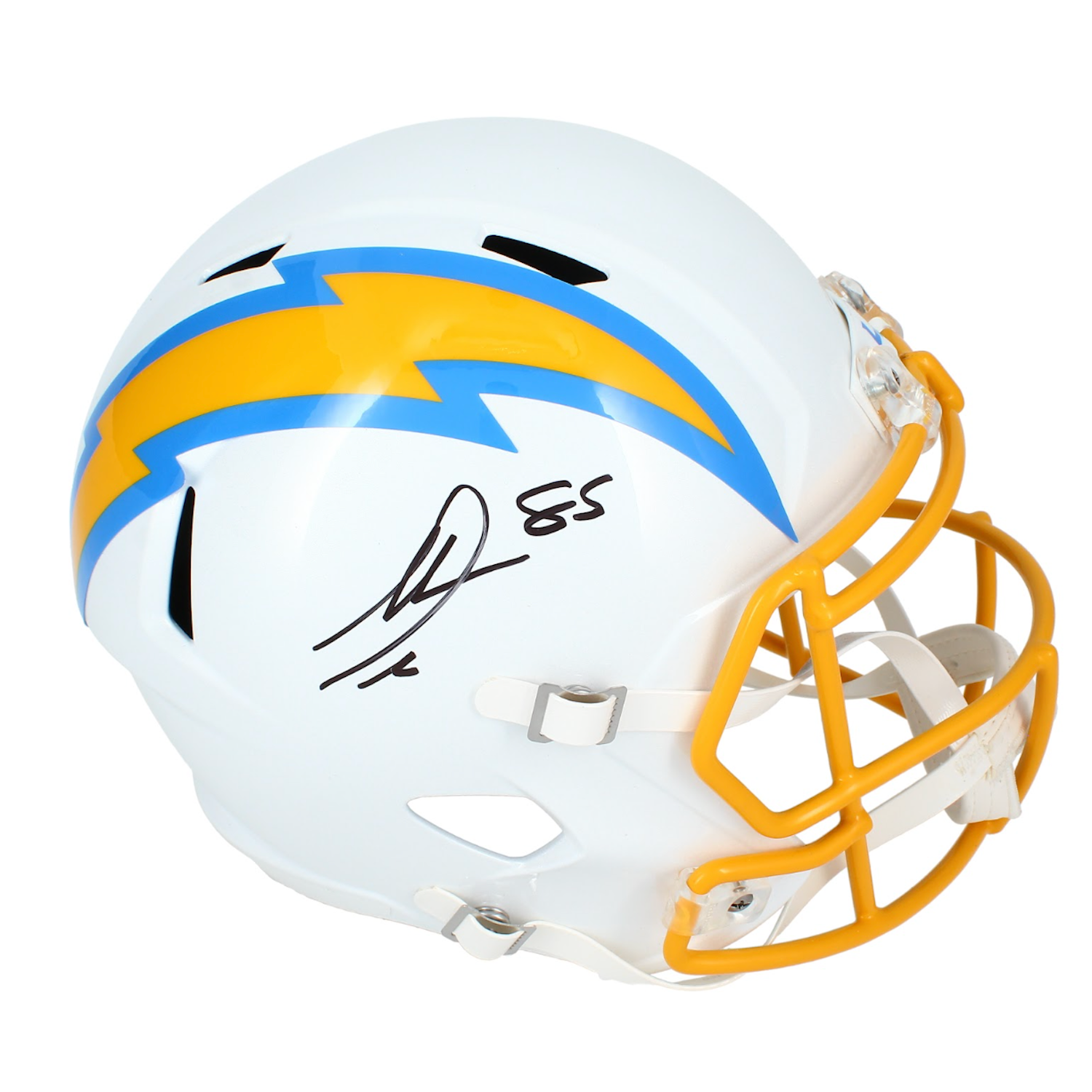 Antonio Gates Autographed Los Angeles Chargers Speed Full Size Helmet Beckett