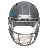 Julius Peppers Autographed Carolina Panthers Slate Full Size Speed Helmet Beckett