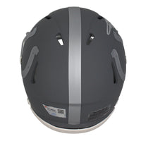 Jonathan Taylor Autographed Indianapolis Colts Slate Speed Mini Helmet Fanatics