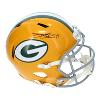 Jayden Reed Autographed Green Bay Packers Throwback Full Size Speed Helmet Beckett
