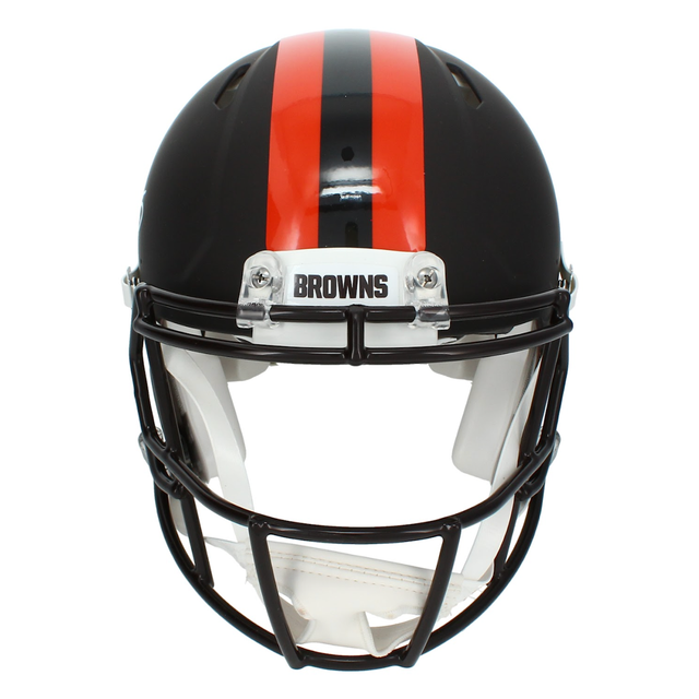 Myles Garrett Autographed Cleveland Browns Alpha Dog Alternate Speed Authentic Helmet Beckett