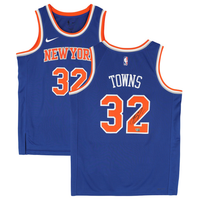Karl-Anthony Towns Autographed New York Knicks Nike Swingman Jersey Fanatics