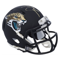 Trevor Lawrence Autographed Jaguars Black Matte Speed Mini Helmet Fanatics