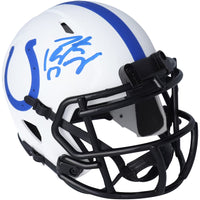 Peyton Manning Autographed Colts Lunar Eclipse Mini Speed Helmet Fanatics
