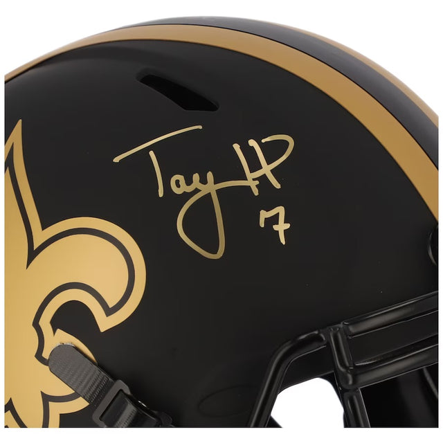 Taysom Hill Autographed New Orleans Saints Eclipse Speed Authentic Helmet Fanatics