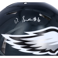 Devonta Smith Autographed Philadelphia Eagles Authentic Speed Helmet Fanatics