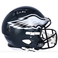 Devonta Smith Autographed Philadelphia Eagles Authentic Speed Helmet Fanatics