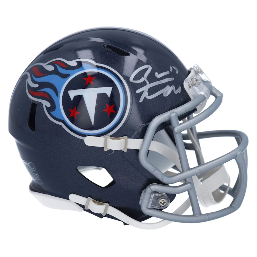 Ryan Tannehill Autographed Tennessee Titans Mini Speed Helmet Fanatics
