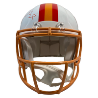TOM BRADY Autographed Buccaneers Throwback Speed Authentic Helmet FANATICS