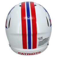 Tom Brady Autographed Patriots 1982-89 Throwback Authentic Helmet Fanatics
