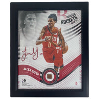 Jalen Green Rockets Framed 15" x 17" Game Used Basketball Collage LE 50