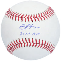 BRYCE HARPER Autographed "21 NL MVP" Philadelphia Phillies Official MLB Baseball FANATICS