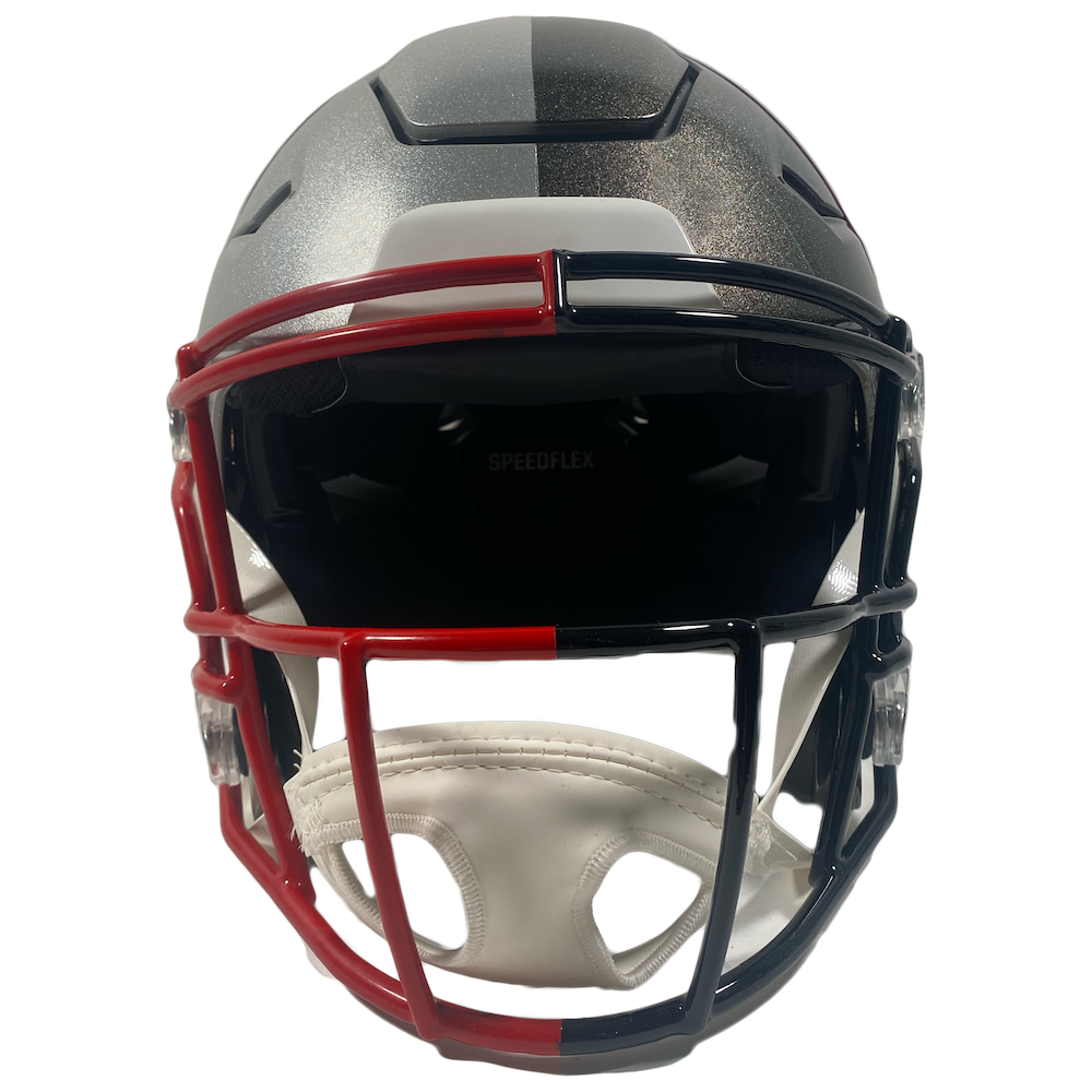 TOM BRADY Autographed Buccaneers / Patriots Authentic Speed Flex Helmet FANATICS