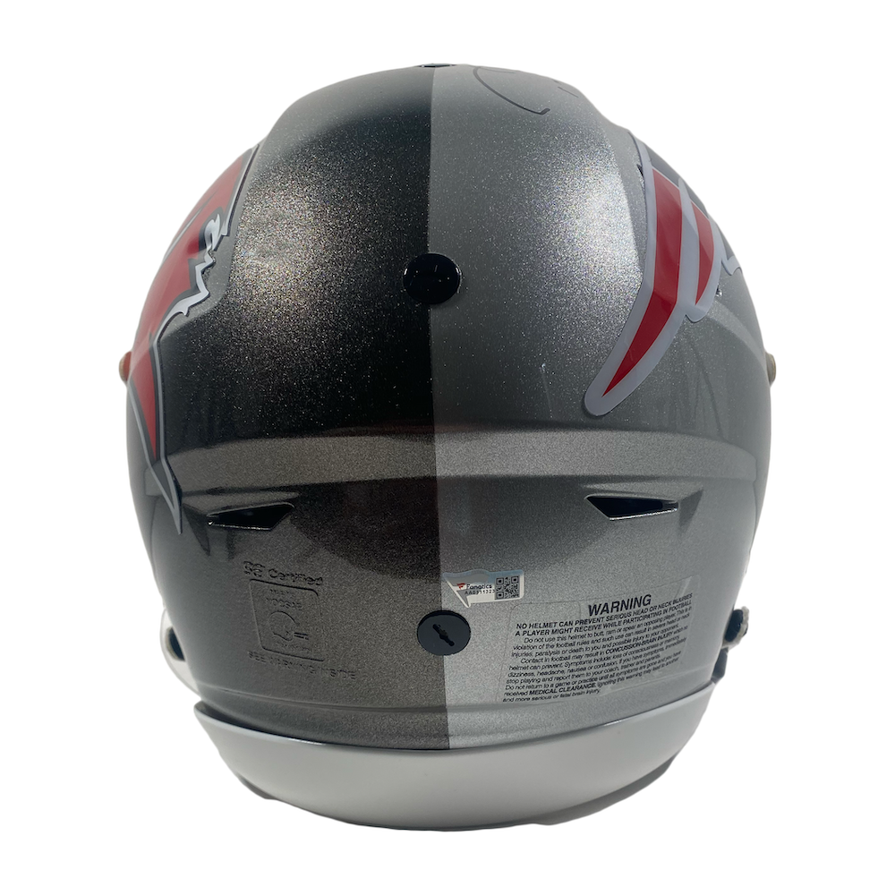 Tom Brady Autographed Patriots / Buccaneers Authentic Speedflex Helmet Fanatics