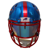 Josh Allen Autographed Bills Chromed Speed Authentic Helmet Beckett / GDL LE 17