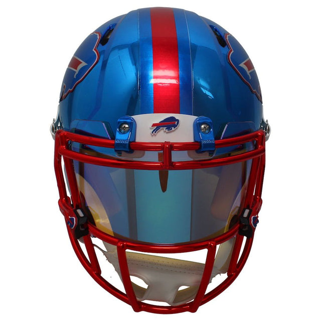 Josh Allen Autographed Bills Chromed Speed Authentic Helmet Beckett / GDL LE 17