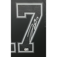 Josh Allen Autographed Buffalo Bills Nike RFLCTV Limited  36" x 42"  Framed Jersey Beckett