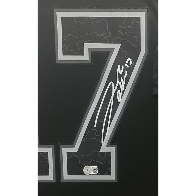 Josh Allen Autographed Buffalo Bills Nike RFLCTV Limited  36" x 42"  Framed Jersey Beckett