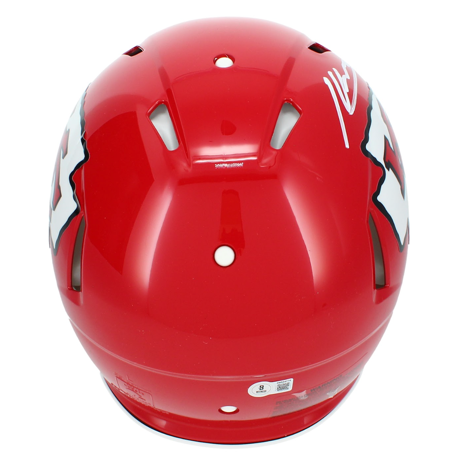 Kenneth Walker III Autographed Kansas City Chiefs Throwback Authentic Speed Helmet Beckett