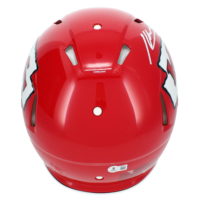 Kenneth Walker III Autographed Kansas City Chiefs Throwback Authentic Speed Helmet Beckett