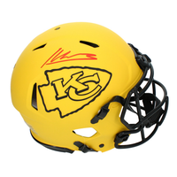 Kenneth Walker III Autographed Kansas City Chiefs 'RAVE' Authentic Speed Helmet Beckett
