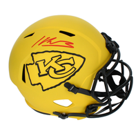 Kenneth Walker III Autographed Kansas City Chiefs 'RAVE' Full Size Speed Helmet Beckett