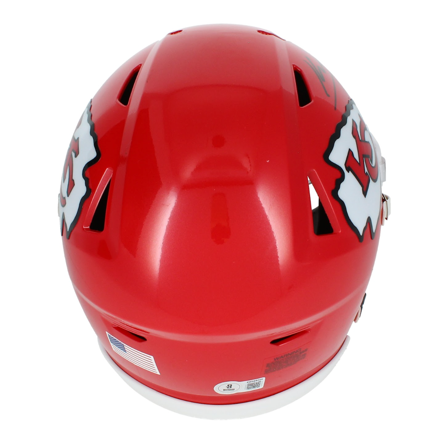 Kenneth Walker III Autographed Kansas City Chiefs Mid-Size SpeedFlex Midi Helmet Beckett