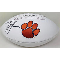 TREVOR LAWRENCE Autographed Clemson Tigers White Panel Football FANATICS