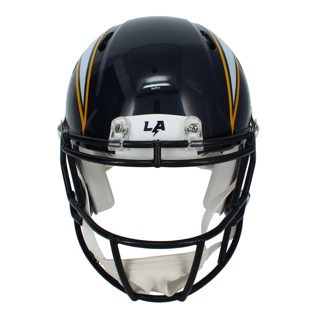 Antonio Gates Autographed Los Angeles Chargers Navy 2025 Alternate Speed Authentic Helmet Beckett