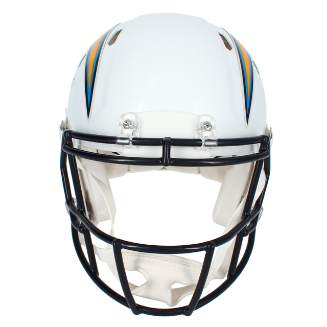 Antonio Gates Autographed Chargers 2007-18 Throwback Speed Authentic Helmet Beckett