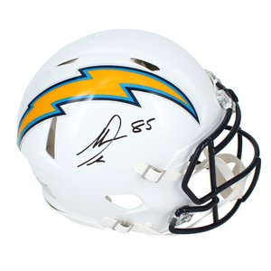 Antonio Gates Autographed Chargers 2007-18 Throwback Speed Authentic Helmet Beckett